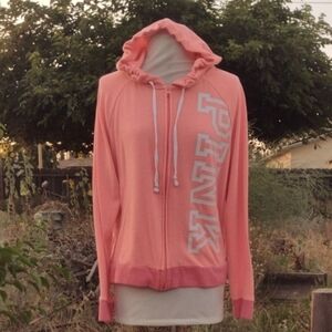 PINK Victoria's Secret Pink Hoodie Sweatshirt Women's Large